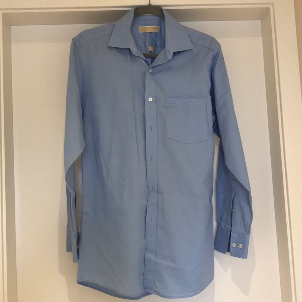 Michael Kors dress shirt, blue, 14-1/2